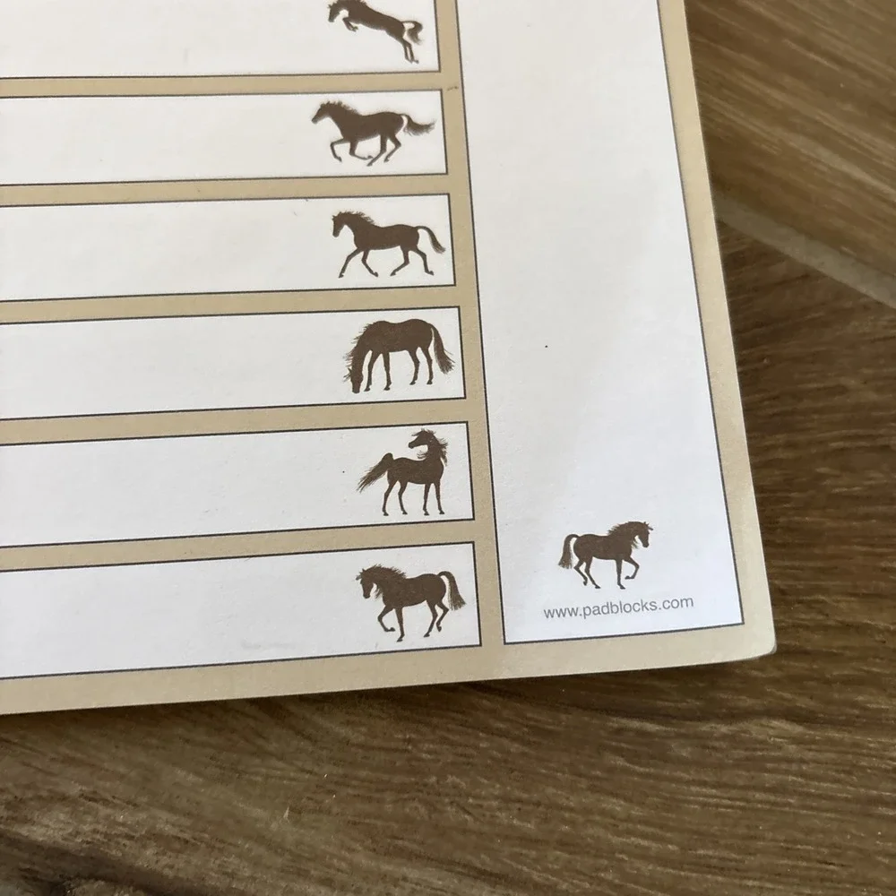 Horses Weekly Planner Padlocks.com‎ 8.5